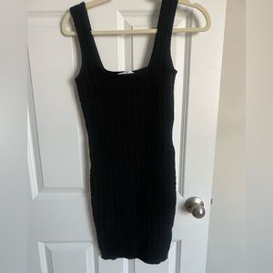 Zara cable knit sweater dress
